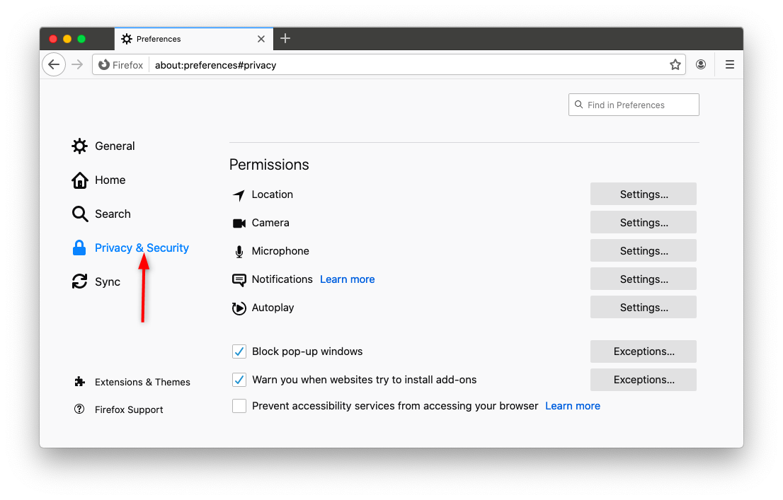 turn off pop up blocker on google chrome for mac